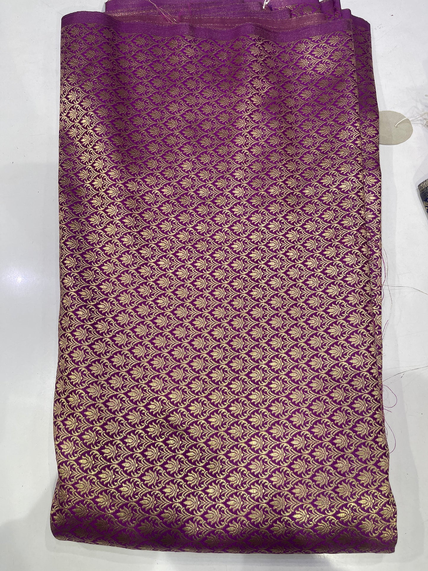 Premium Art Silk Brocade Fabric – Rich Woven Design with Luxurious Finish