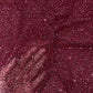Premium Wine Red Heavy Sequins & Beads Embroidered Net Fabric