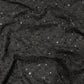 Black Dupion Heavy Sequin Embroidered Fabric – Luxury Party Wear