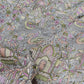 Multicolour Scenic Georgette Embroidered Fabric with Sequins – Designer Couture Fabric