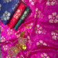 Pure Silk Banarasi Brocade Fabric – Floral Zari Weave