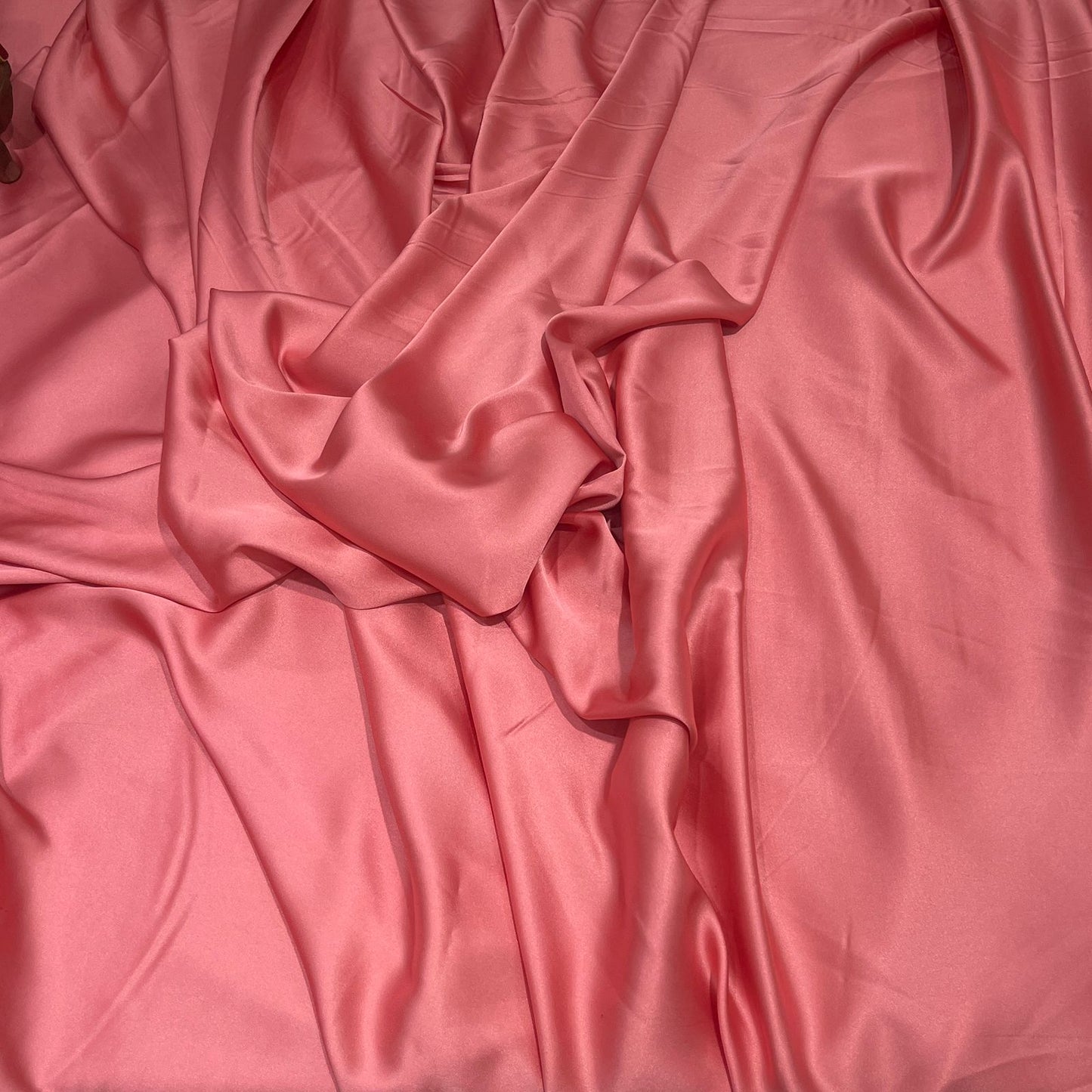 Armani Satin Fabric – Premium Solid Colour Luxury Plain Fabric