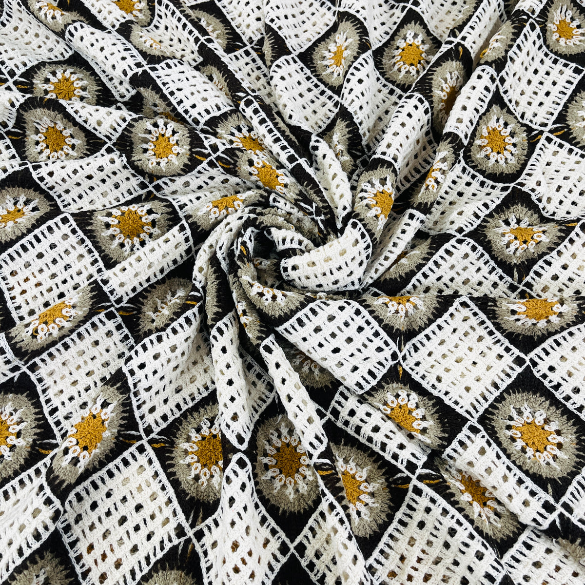 Bohemian Handmade Crochet (Crosia) Fabric Collection