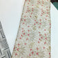 Elegant Beige Net Fabric with Gold Sequin Embroidery & Pink Floral Design