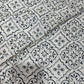 Designer Sequin Embroidered Geometric Organza Fabric – Black & Ivory