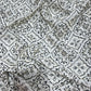 Designer Sequin Embroidered Geometric Organza Fabric – Black & Ivory