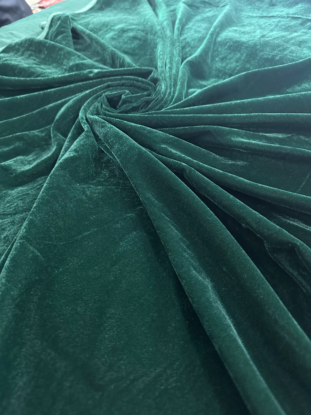 Premium Plain Velvet Fabric with Rich Lustrous Finish