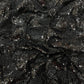 Premium Black Geometric Beaded Sequin Embroidery velvet Fabric