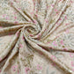 Premium Heavy Sequins Floral Embroidered Fabric with Metallic Thread Work