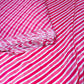 Sunset Stripe Crepe & Chiffon Fabric Combo – Orange, Yellow & White Designer Print