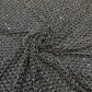 Premium Silver Beaded & Sequin Embellished Net Lace Fabric