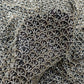 Premium Silver Beaded & Sequin Embellished Net Lace Fabric