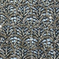 Premium Silver Beaded & Sequin Embellished Net Lace Fabric