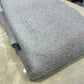 Luxury Wool Tweed Fabric – Aqua Blue with Peach Accents