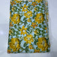 Pure Cotton Digital Print Fabric – Sky Blue Yellow Floral