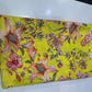 Pure Cotton Digital Print Fabric – Sunshine Yellow Floral