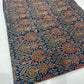Pure Cotton Mul Ajrakh Print Fabric – Indigo Blue Traditional Motifs