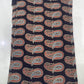 Pure Cotton Mul Ajrakh Print Fabric – Classic Paisley on Deep Indigo
