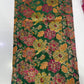 Deep Green Art Silk Brocade Fabric with Multicolor Floral Weave – Festive Ethnic Fabric