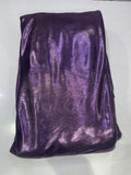 Purple Metallic Lycra Stretch Fabric