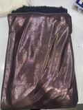Premium Metallic Brown Lycra Fabric – Stretchable Shimmer Fabric for Partywear & Fashion