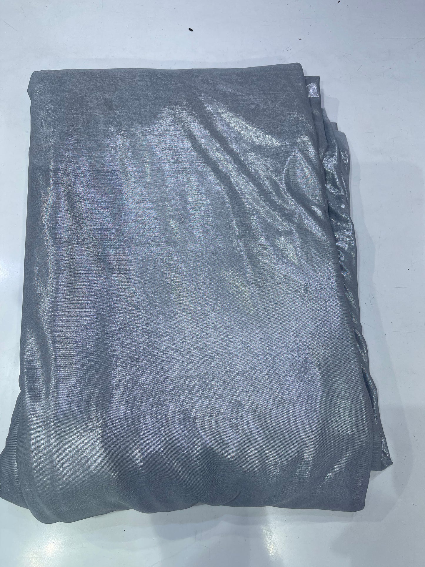 Premium Lycra Fabric – Solid Grey Stretch Material