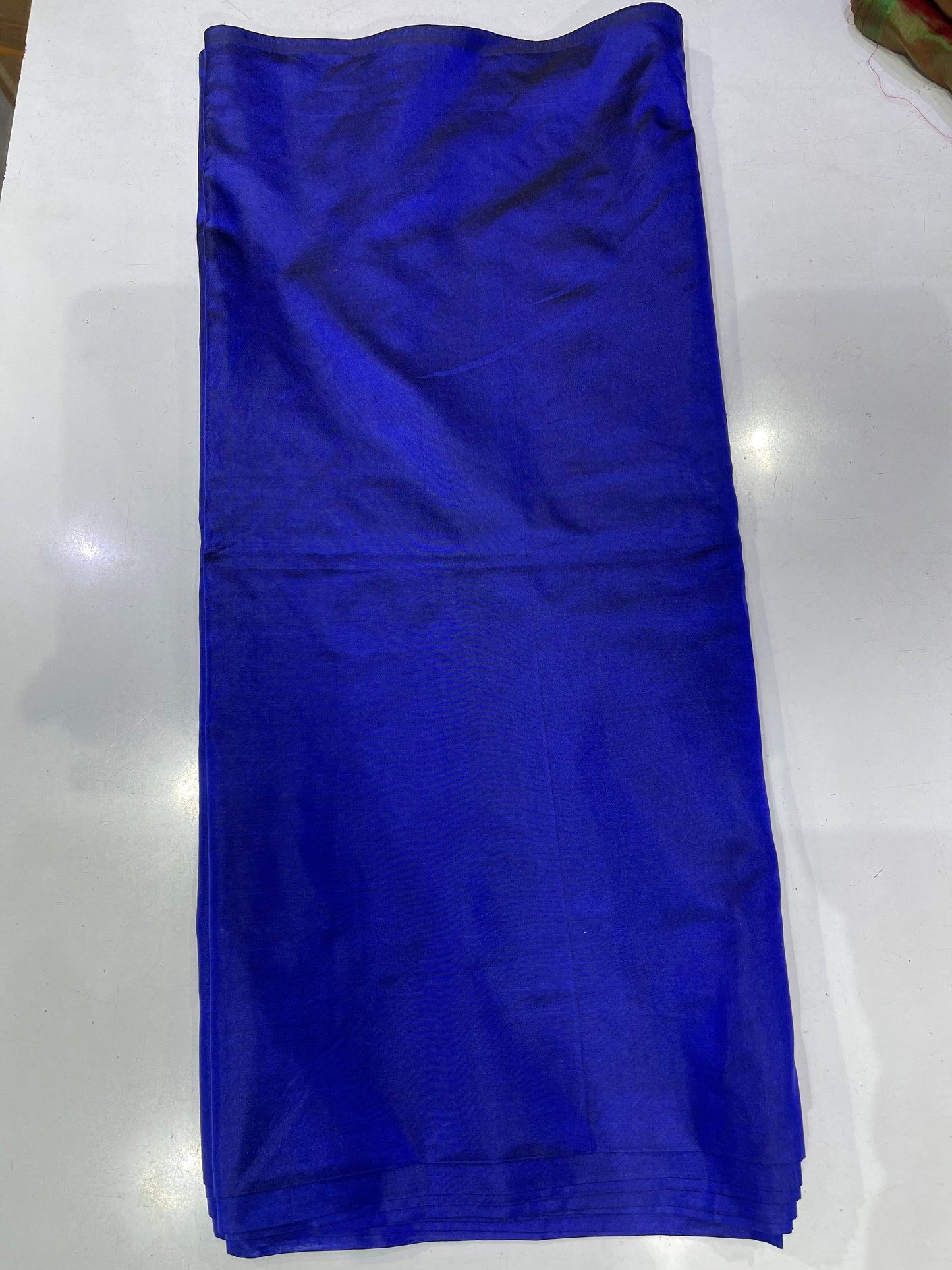 Pure Silk Yarn Dyed Solid Fabric – Royal Blue
