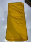 Pure Silk Yarn Dyed Solid Fabric – Mustard Yellow