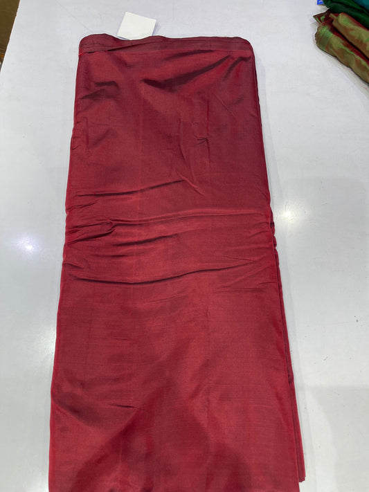 Pure Silk Yarn Dyed Fabric – Rich Wine Solid Color