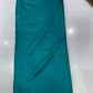 Pure Silk Yarn Dyed Fabric – Elegant Teal Green Solid Silk