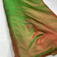 Pure Silk Yarn Dyed Fabric – Dual-Tone Green & Rust Silk