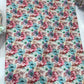 Pure Linen Digital Print Fabric – Multicolor Artistic Floral Design