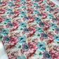 Pure Linen Digital Print Fabric – Multicolor Artistic Floral Design