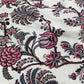 Viscose Linen Satin Digital Print Fabric – Elegant Botanical Design