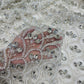 Premium White Crystal & Pearl Embroidered Net Fabric