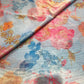 Pastel Bloom Shimmer Tissue Fabric – Multicolor Floral Metallic Print
