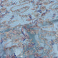 Designer Net Embroidery Fabric – Pastel Blue with Heavy Beads & Sequin Work