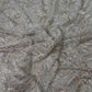 Luxury Net Embroidery Fabric – Silver Champagne Beaded Bridal Net