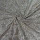 Luxury Net Embroidery Fabric – Silver Champagne Beaded Bridal Net