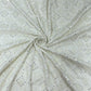Dupion Embroidery Fabric – Ivory White Mirror & Sequin Work