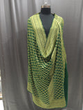 Pure Banarasi Dupatta in Emerald Green with Heavy Gold Zari Work