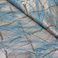 Imported Sky Blue Metallic Abstract Jacquard Fabric