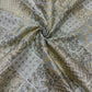Imported Gold-Silver Patchwork Jacquard Fabric