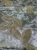 Imported Metallic Floral Jacquard Fabric