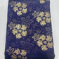 Pure Silk Emerald Green Floral Brocade Fabric with Gold Zari