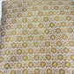 Pure Silk Brocade Fabric with Gold Zari Floral Motifs