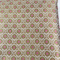 Pure Silk Brocade Fabric with Gold Zari Floral Motifs