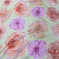 Pure Chanderi Digital Floral Print Fabric – Soft Pastel Multicolor