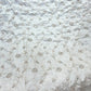 Silk Tissue Fabric with Delicate Floral Vine Embroidery
