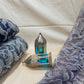 Luxury Silver & White Sequins Embroidered Net Fabric - Designer Collection